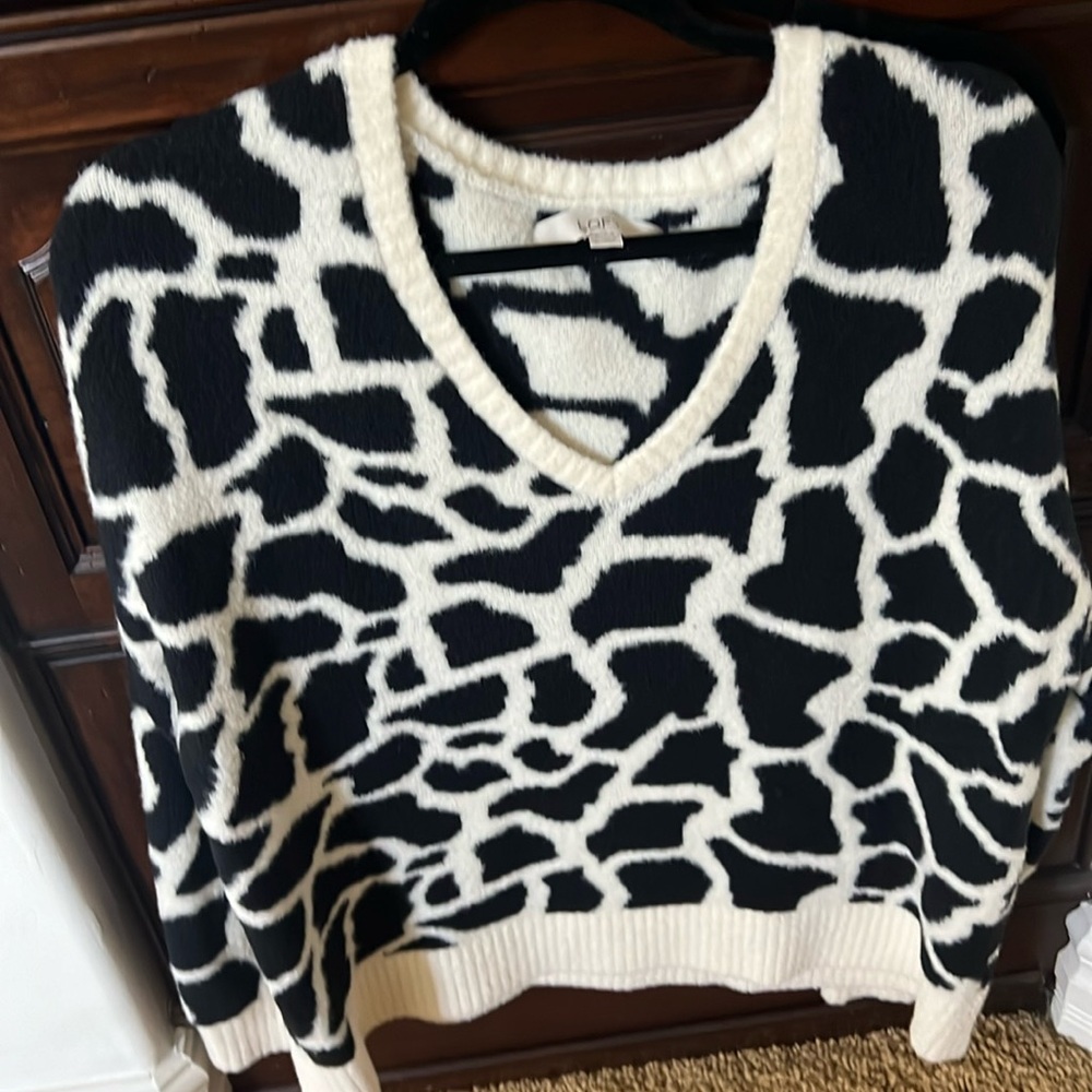 Loft print sweater